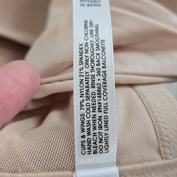 Torrid Curve Beige 360 Basic Smothing Lightly Lined Full Coverage Balconette 50B - Picture 12 of 12